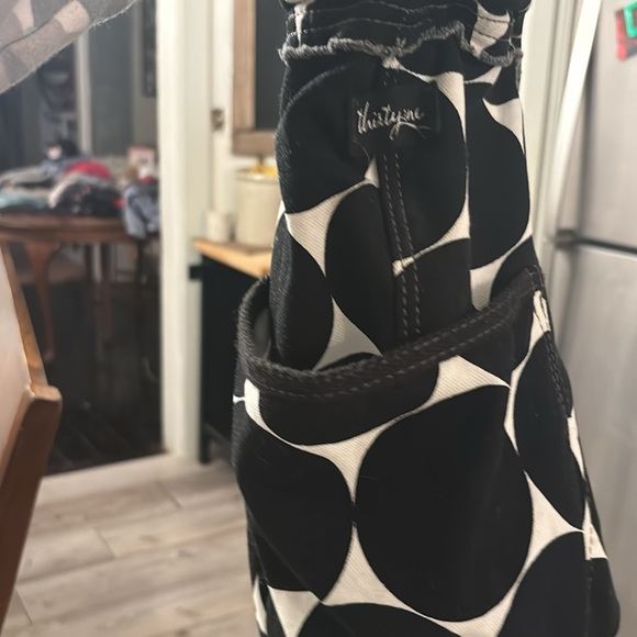 Thirty One Diaper Bag Black and White polka Dots - Picture 7 of 8